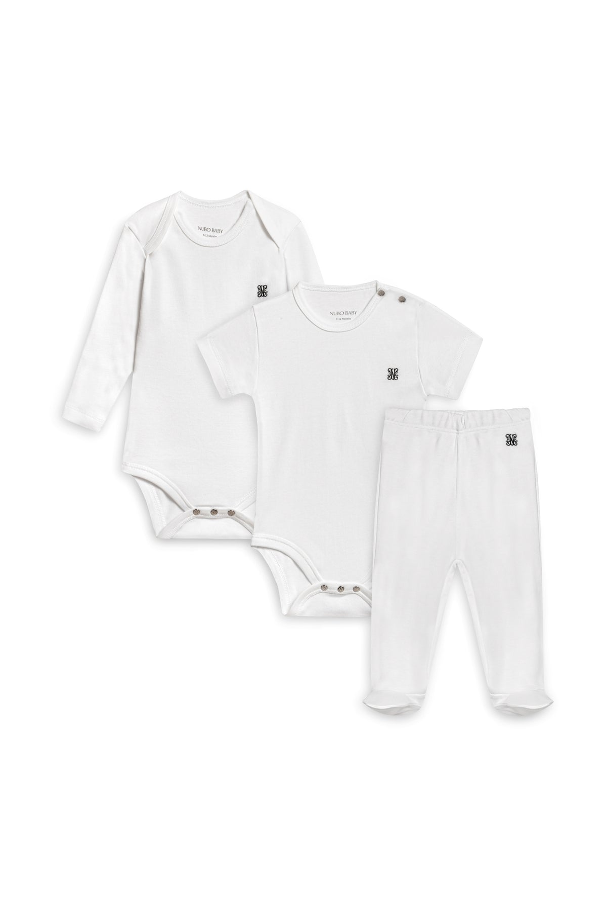 3'lü Monogram Body & Tayt Seti