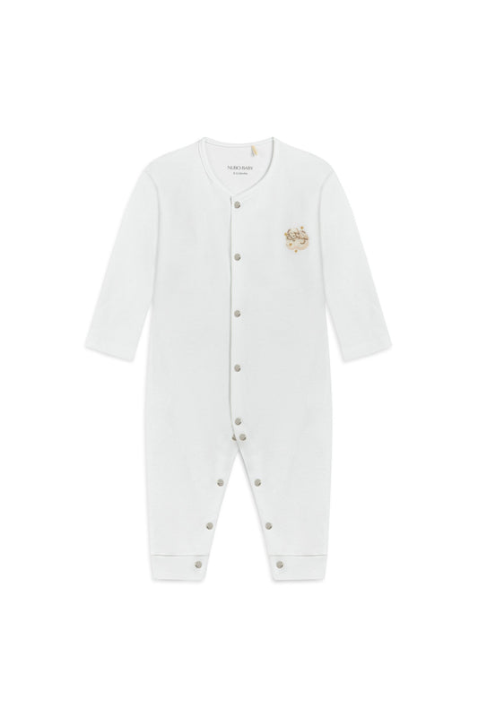 Kuzu Nakışlı Pijama Tulum